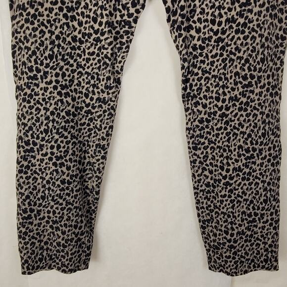 A New Day Cheetah print slim fit pants Size 10 Maximal Retro Animal Print - Picture 5 of 8